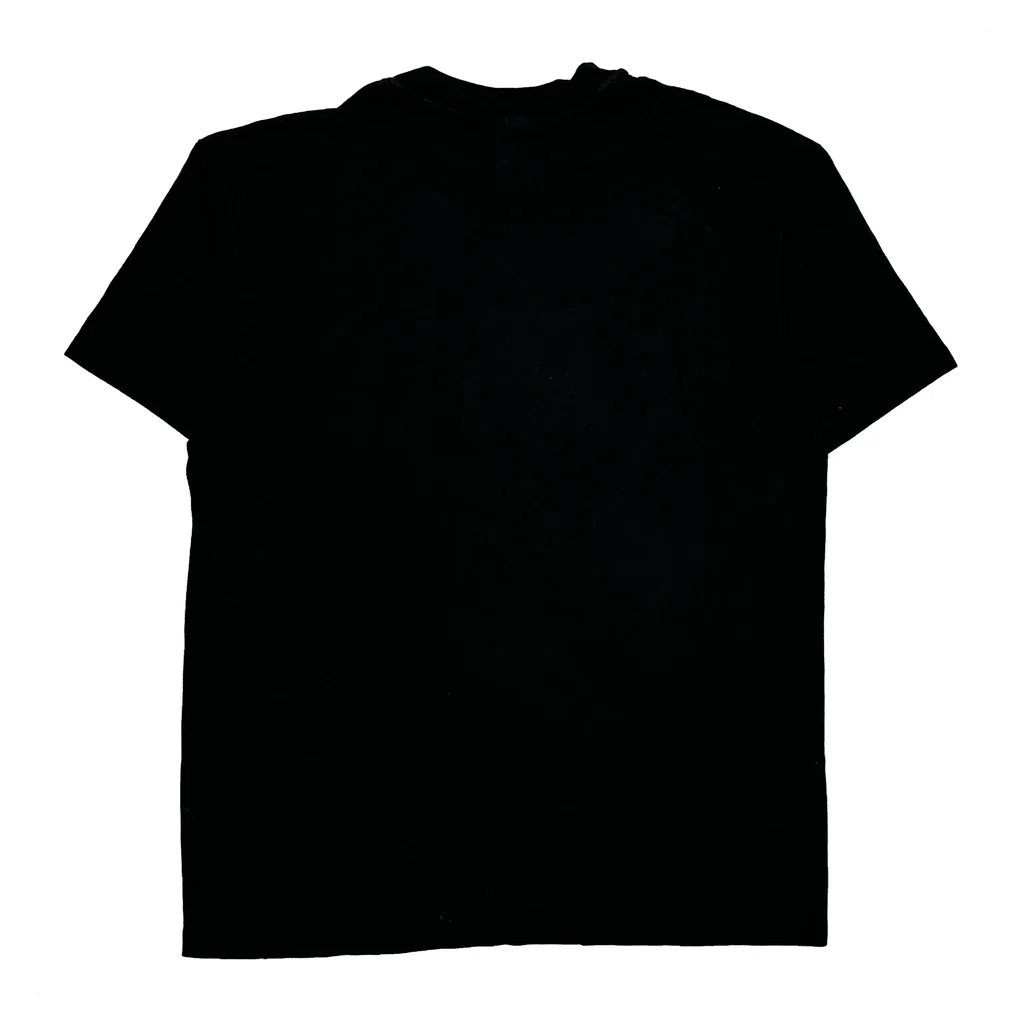 Caught The Spirit Hanes Single Stitch T-Shirt - XL Black Cotton - Image 2