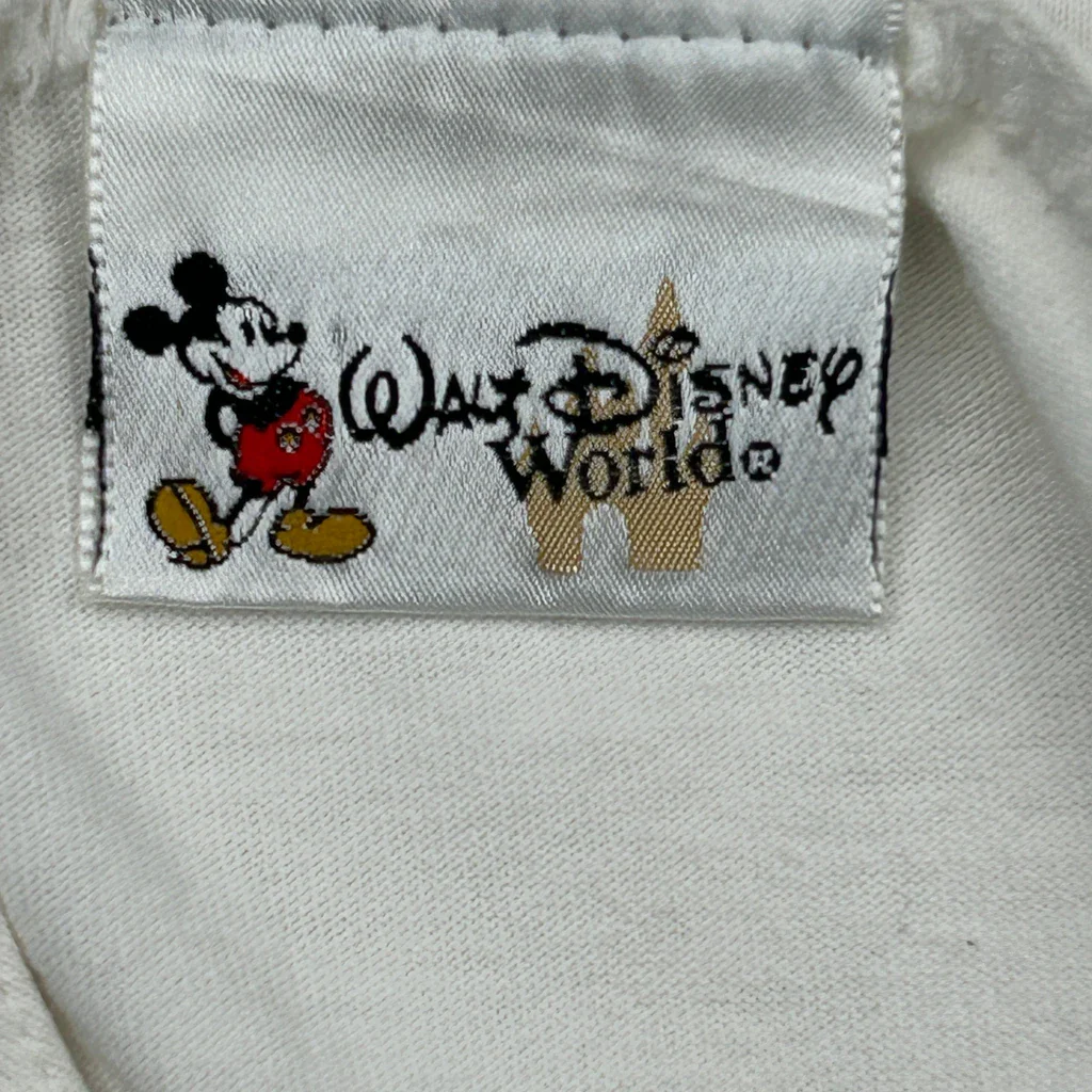 Celebrate The Future Hand In Hand Disney Cartoon Vest - Medium White Cotton - Image 4