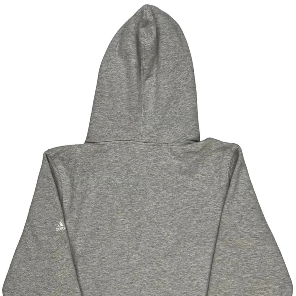 Central Michigan Chippewas Wrestling Adidas College Hoodie - Small Gray Cotton Blend - Image 7