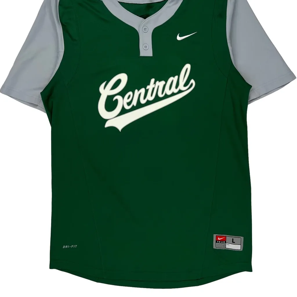 Central Nike Jersey - Large Green Polyester - Image 4