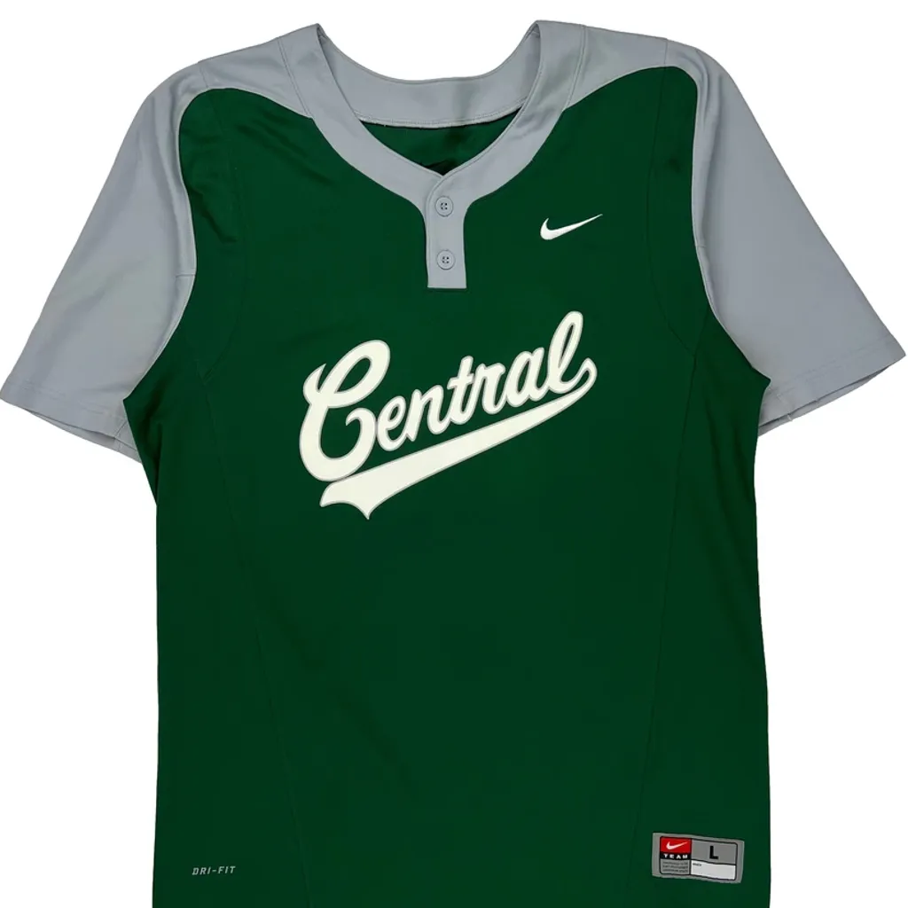 Central Nike Jersey - Large Green Polyester - Image 5