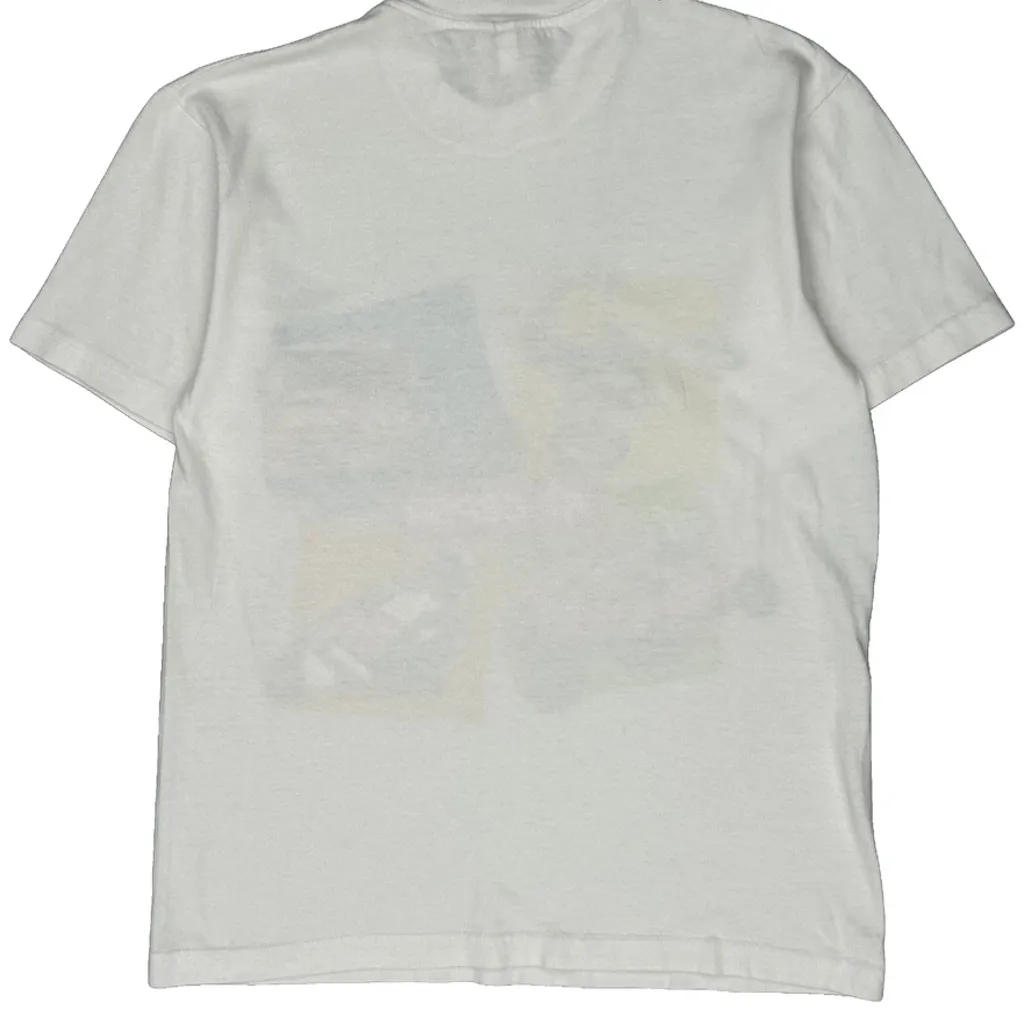 Cepsa Hanes Graphic T-Shirt - Medium White Cotton - Image 6