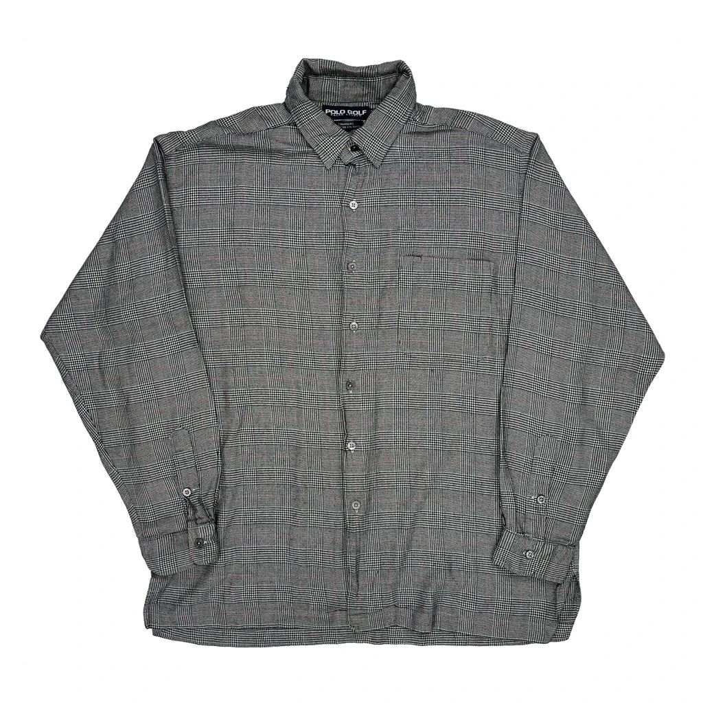 Chambers Polo By Ralph Lauren Checked Shirt - XL Grey Cotton Blend