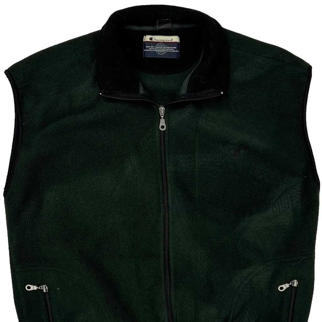 Champion Gilet - Large Green Polyester - Image 6