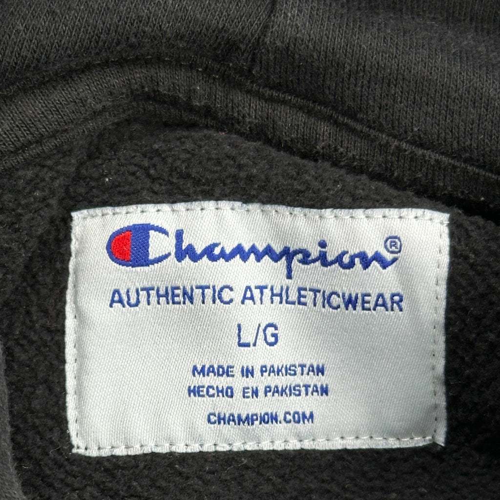 Champion Hoodie - Large Black Cotton - Image 3