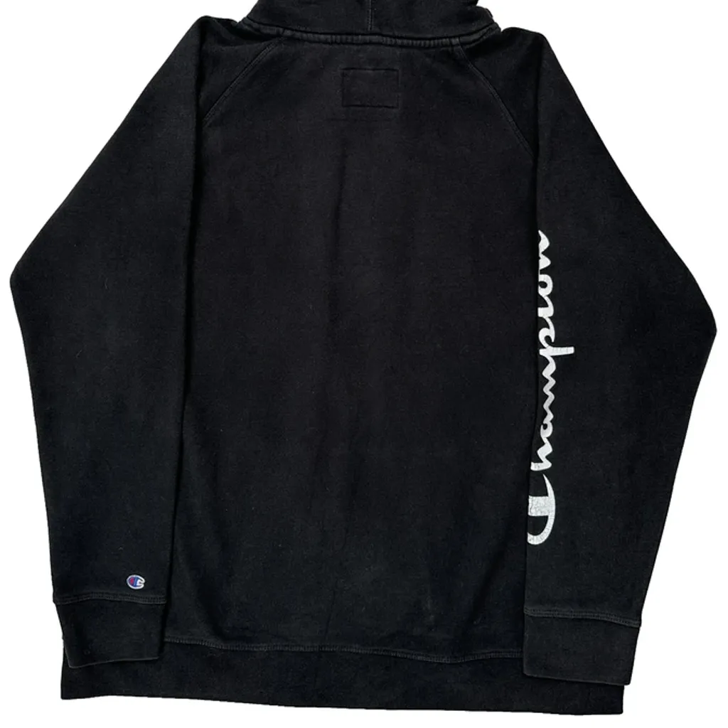 Champion Hoodie - Large Black Cotton - Image 6