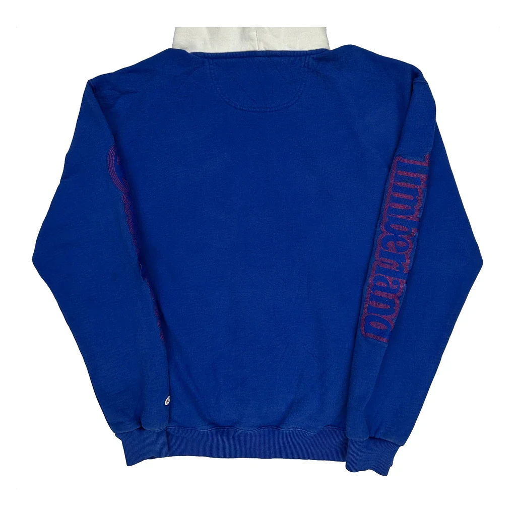 Champion Hoodie - Large Blue Cotton Blend - Image 2