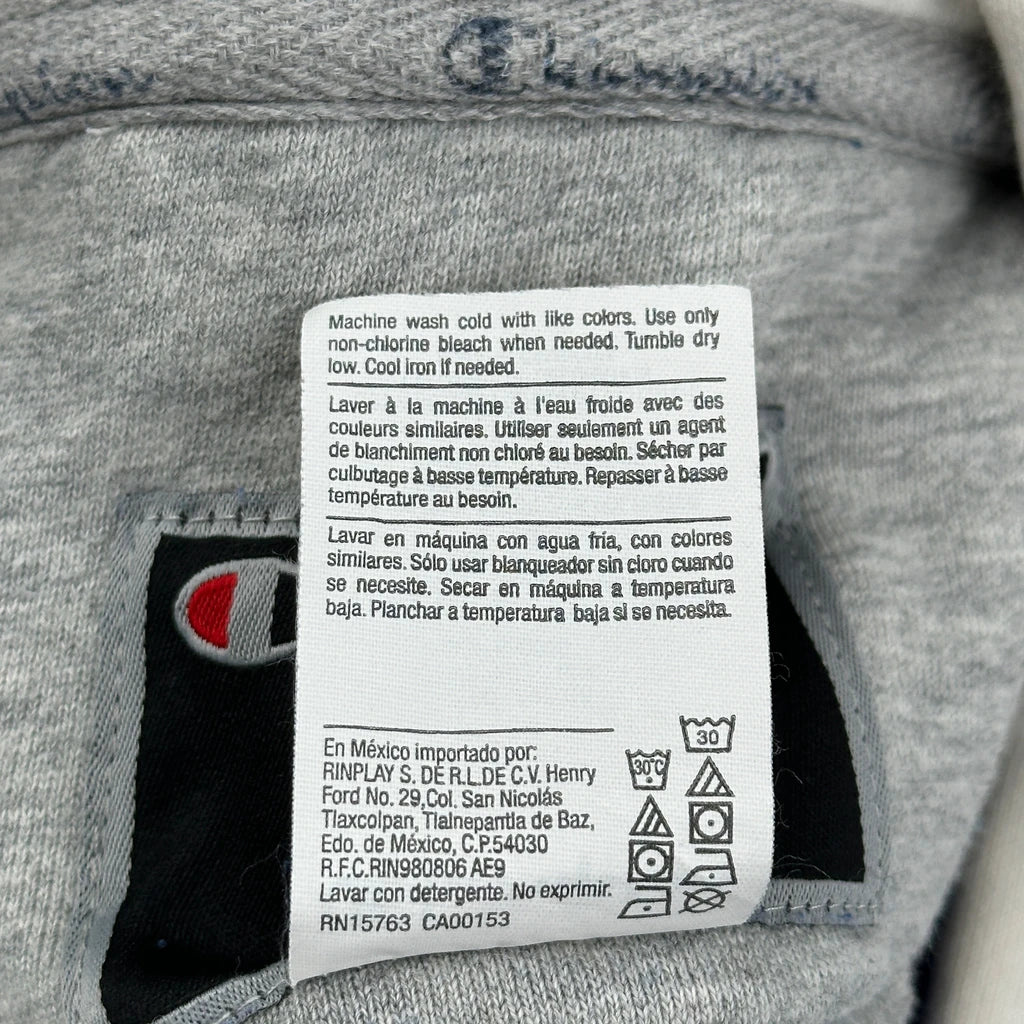 Champion Hoodie - Large Blue Cotton Blend - Image 4