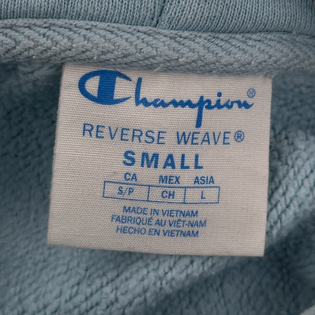 Champion Hoodie - Small Blue Cotton - Image 3