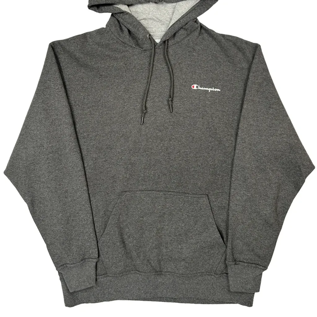 Champion Hoodie - XL Gray Cotton Blend - Image 4
