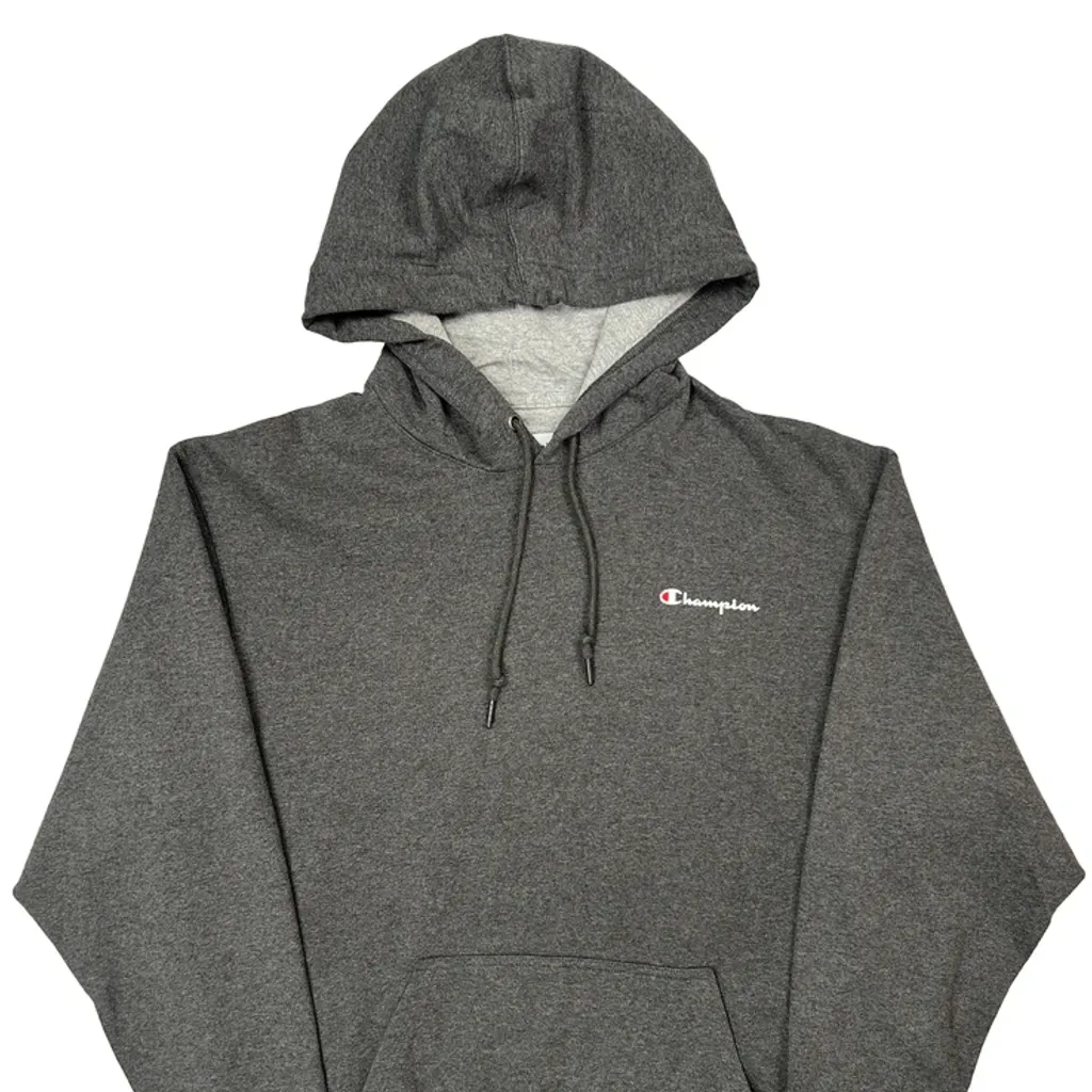 Champion Hoodie - XL Gray Cotton Blend - Image 5