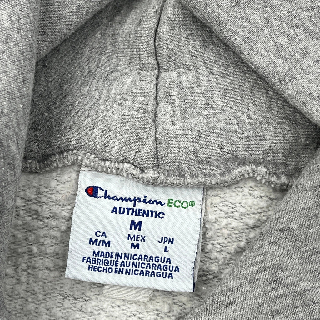 Champion College Hoodie - Medium Grey Cotton Blend - Image 3