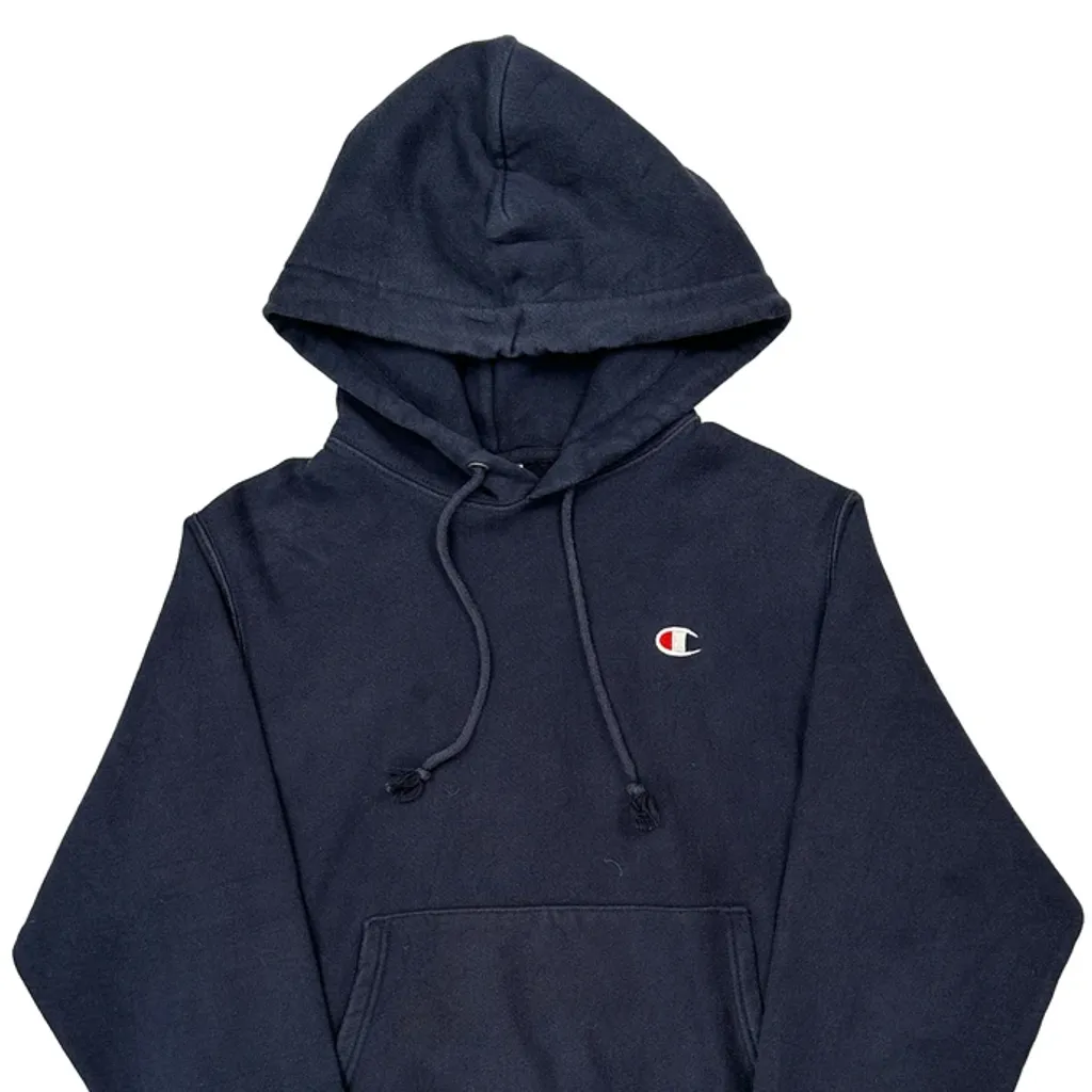 Champion Hoodie - Small Navy Cotton - Image 5