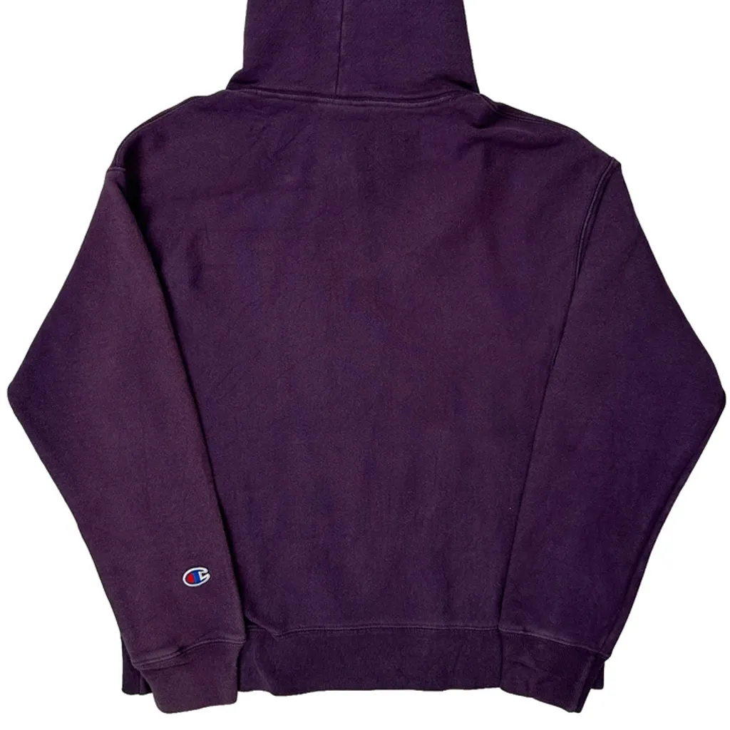 Champion Hoodie - Small Purple Cotton Blend - Image 6