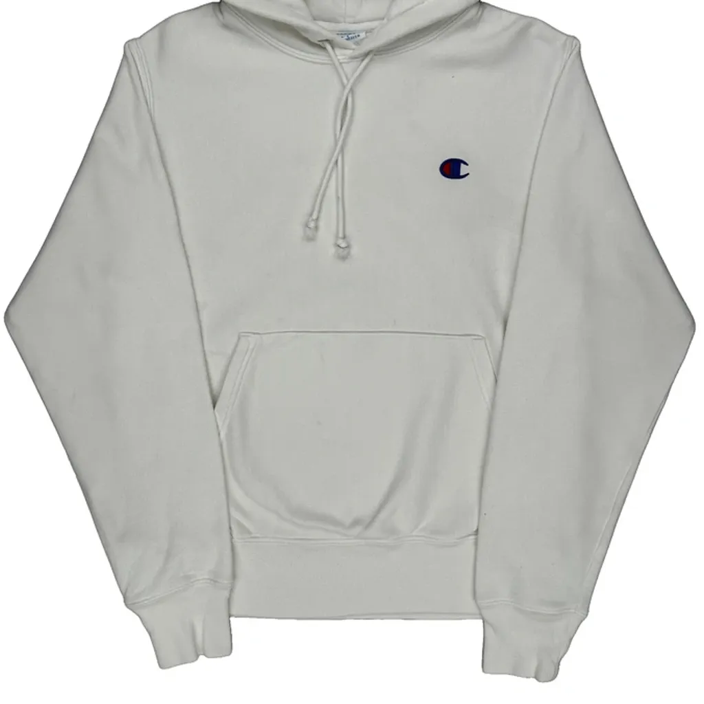 Champion Hoodie - Small White Cotton - Image 4