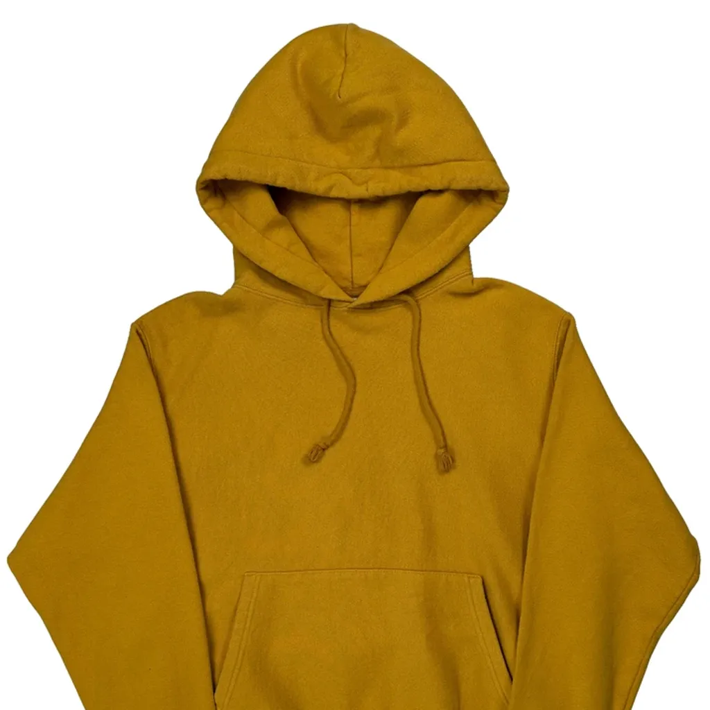 Champion Hoodie - Medium Yellow Cotton - Image 5