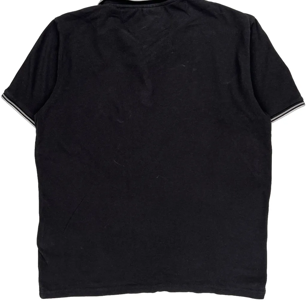 Champion Polo Shirt - Large Black Cotton - Image 6
