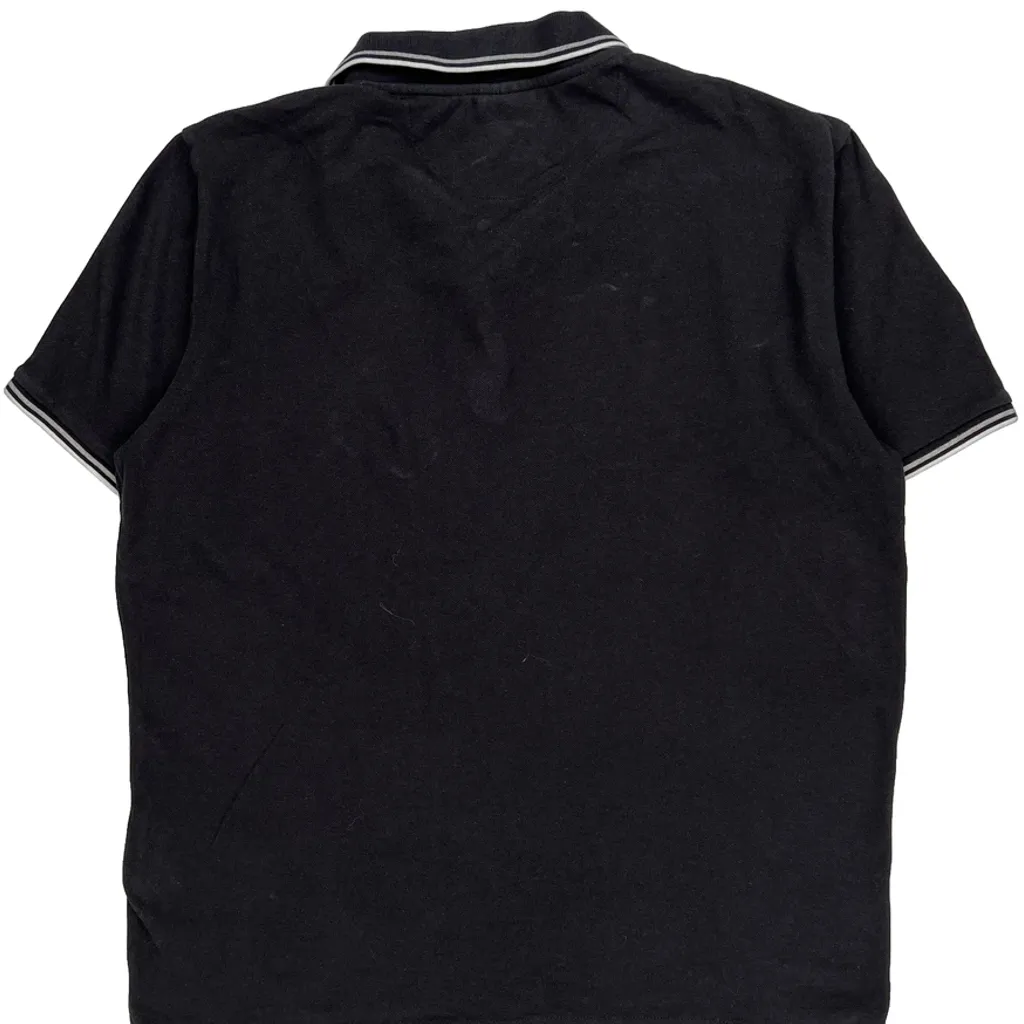 Champion Polo Shirt - Large Black Cotton - Image 7