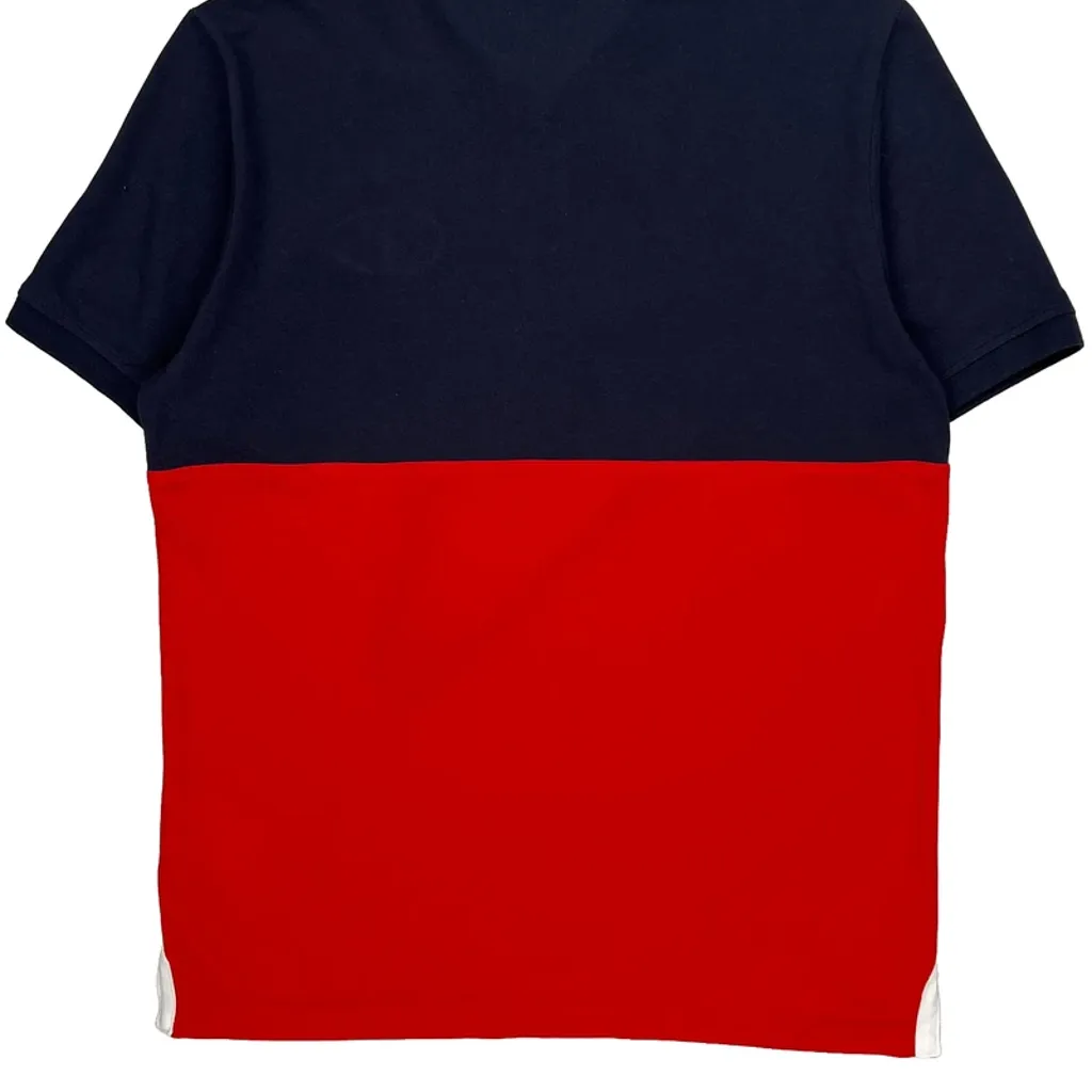 Champion Spellout Polo Shirt - 2XL Navy Cotton - Image 7