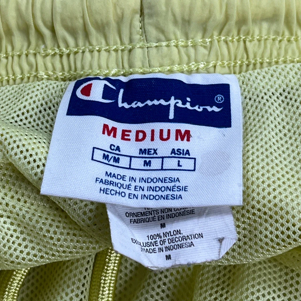 Champion Shorts - Mediumw 7L Yellow Nylon - Image 3