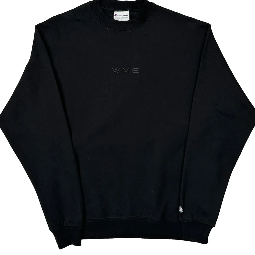 Champion Sweatshirt - Large Black Cotton - Image 4