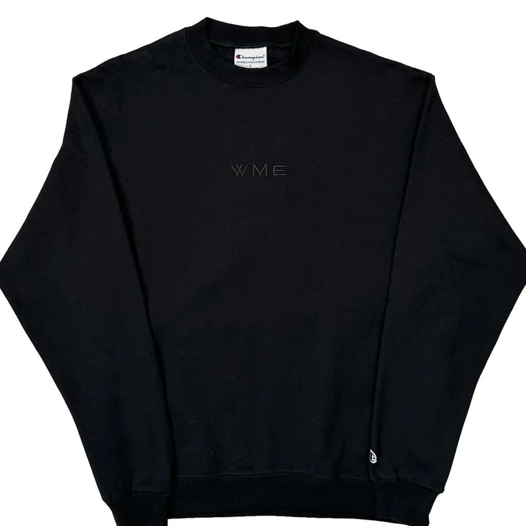 Champion Sweatshirt - Large Black Cotton - Image 5