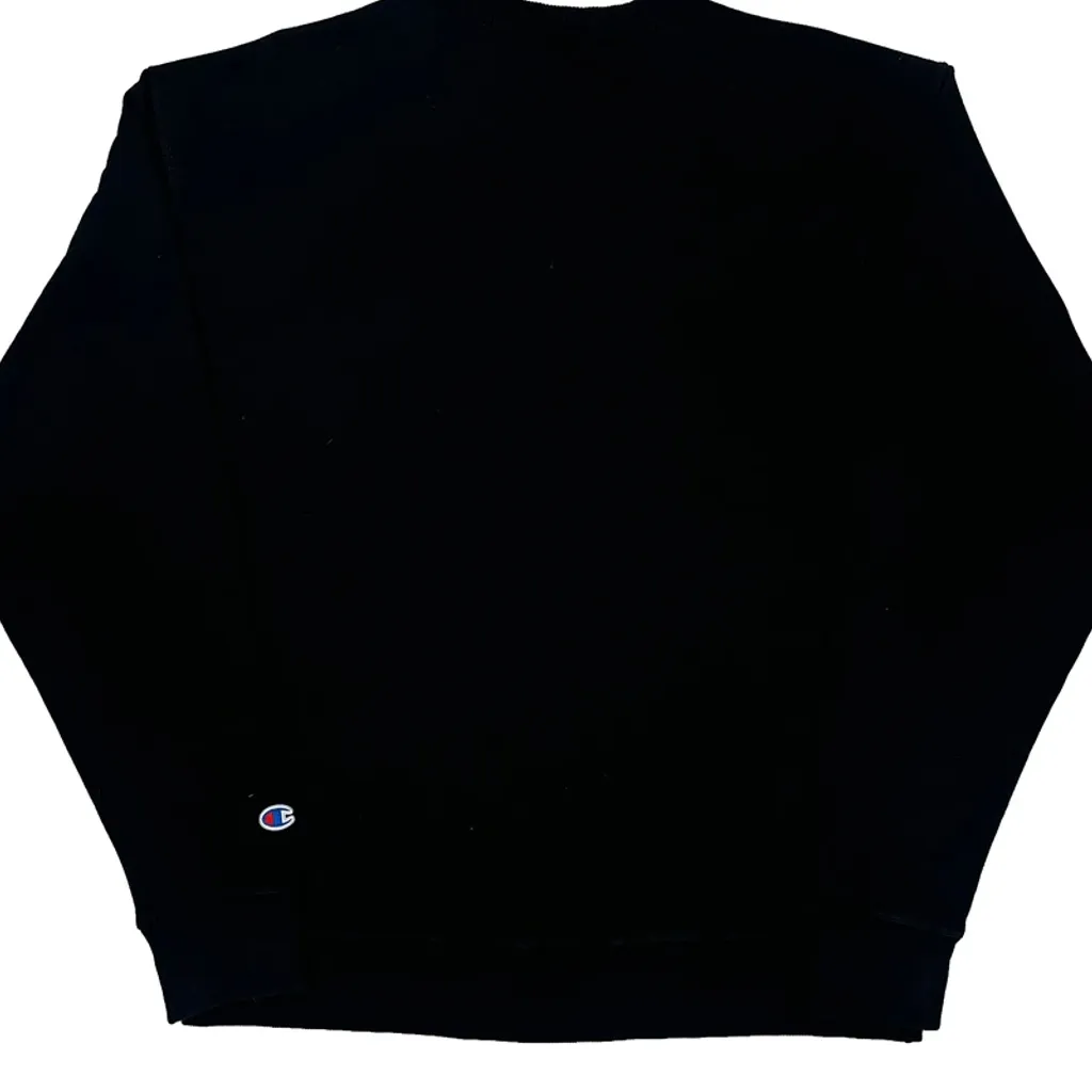 Champion Sweatshirt - Large Black Cotton - Image 6