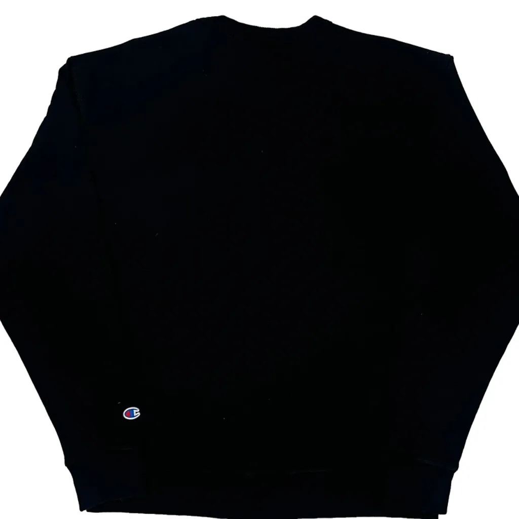 Champion Sweatshirt - Large Black Cotton - Image 7
