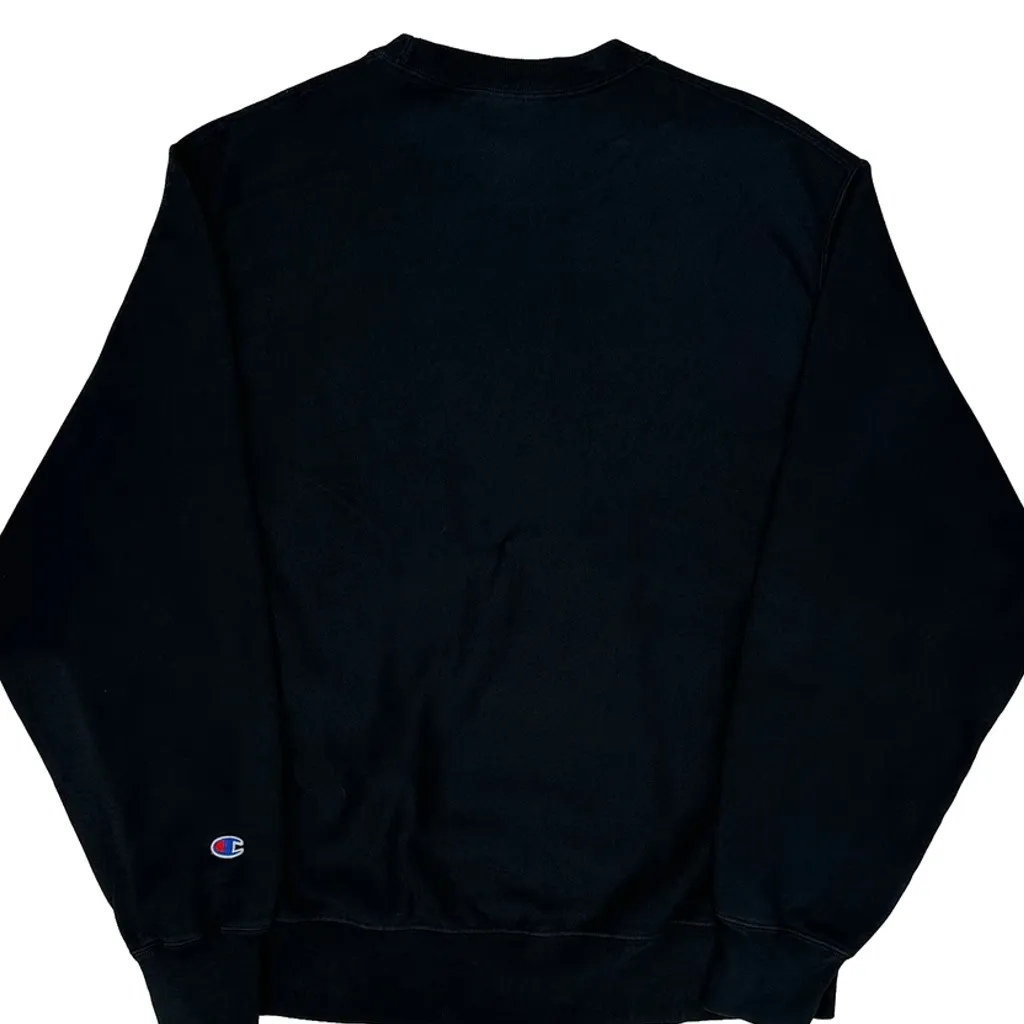 Champion Sweatshirt - Large Black Cotton - Image 7