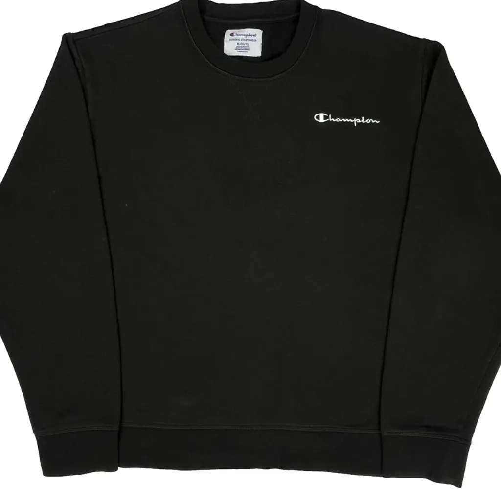 Champion Sweatshirt - XL Black Cotton - Image 5