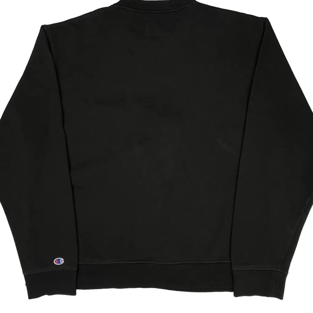 Champion Sweatshirt - XL Black Cotton - Image 7