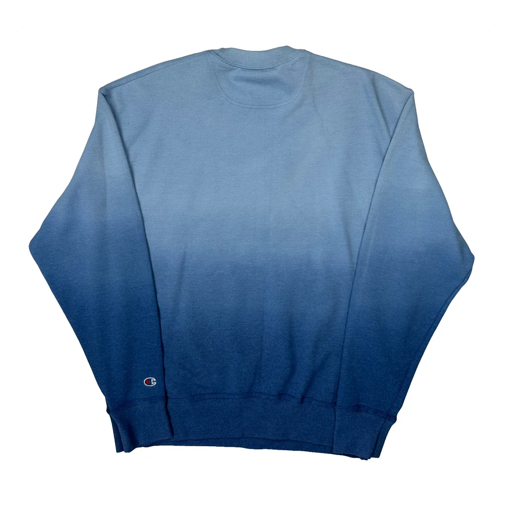 Champion Sweatshirt - Large Blue Cotton - Image 2