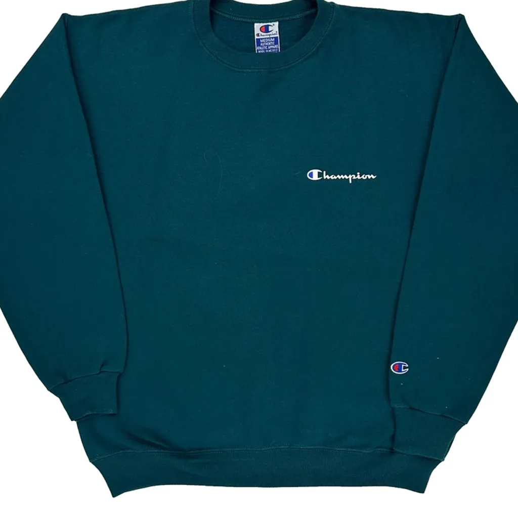 Champion Sweatshirt - Medium Green Cotton - Image 4