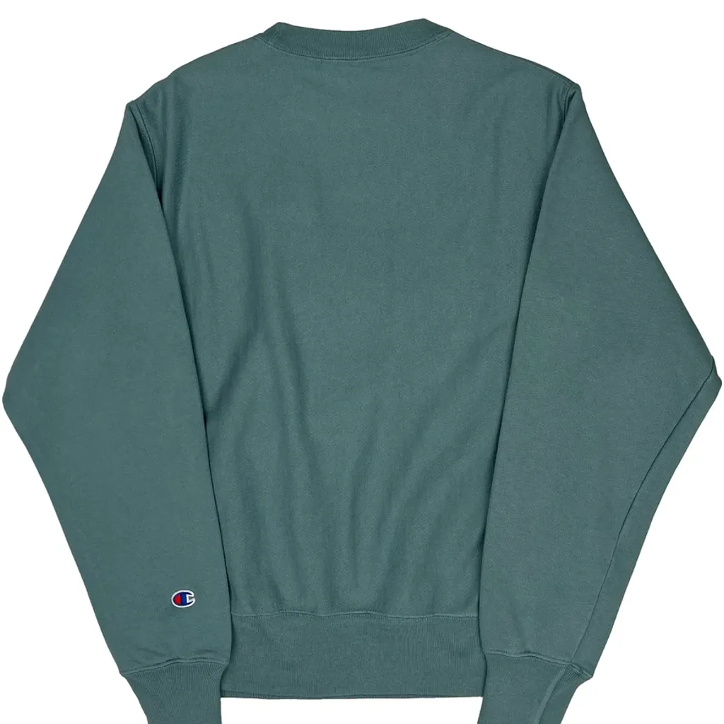 Champion Sweatshirt - Small Green Cotton Blend - Image 6