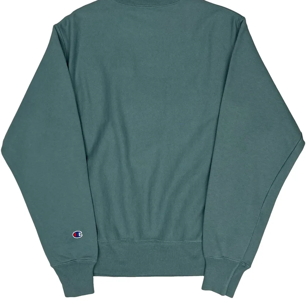 Champion Sweatshirt - Small Green Cotton Blend - Image 7