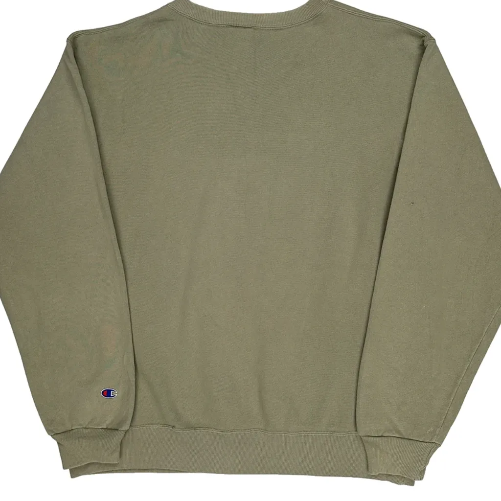 Champion Sweatshirt - XL Khaki Cotton - Image 7