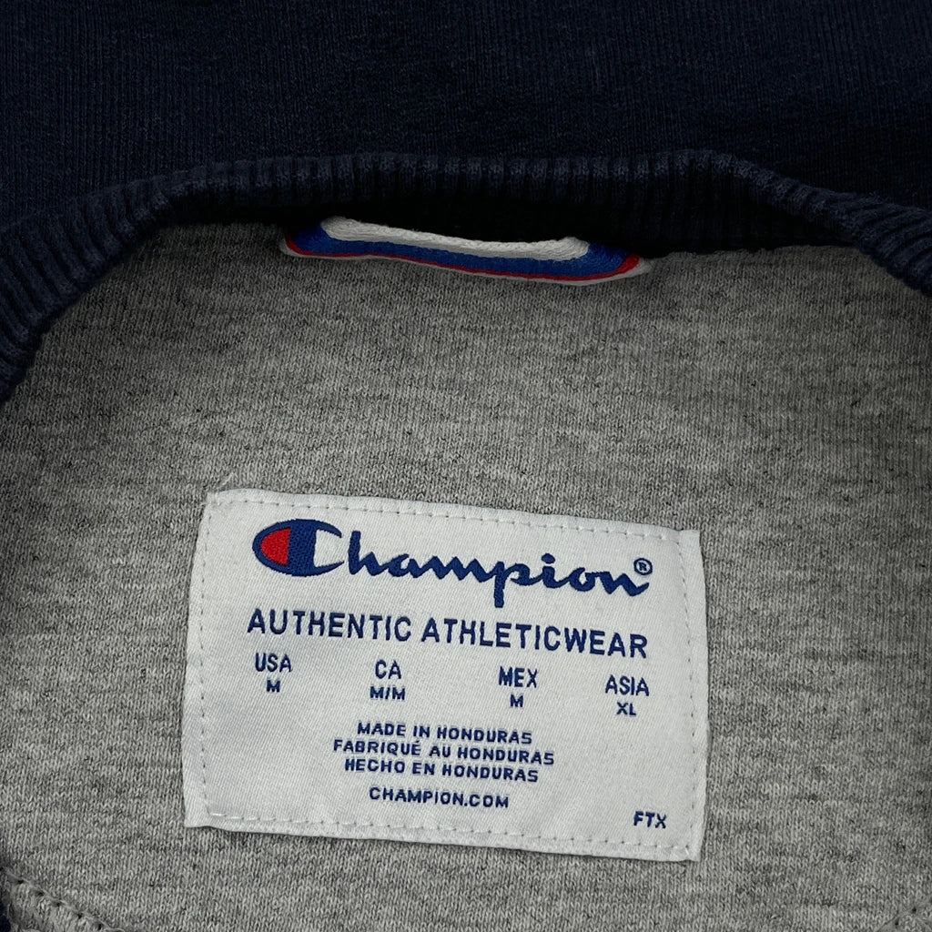 Champion Spellout Sweatshirt - Medium Navy Cotton - Image 3