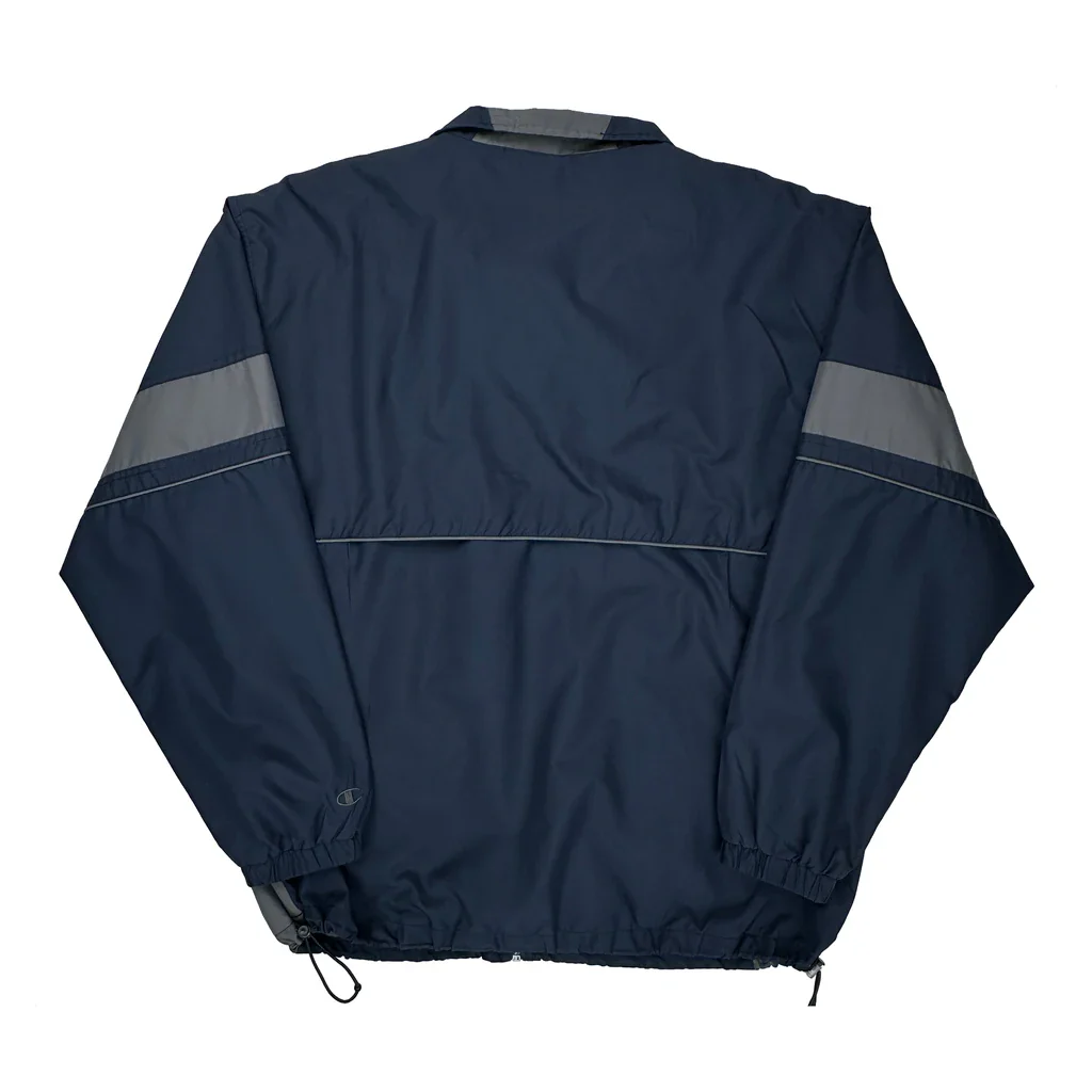 Champion Windbreaker - Large Blue Polyester - Image 2