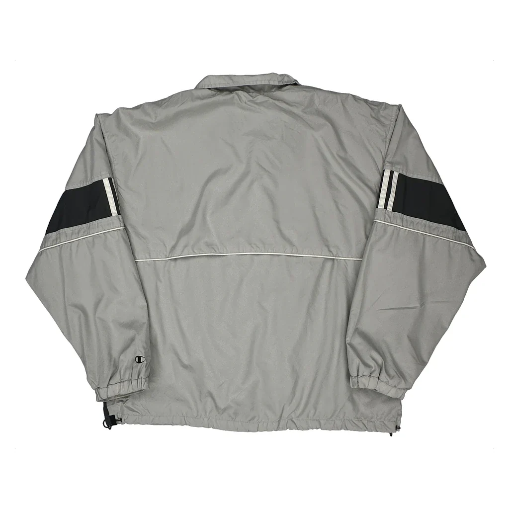 Champion Windbreaker - XL Grey Polyester - Image 2