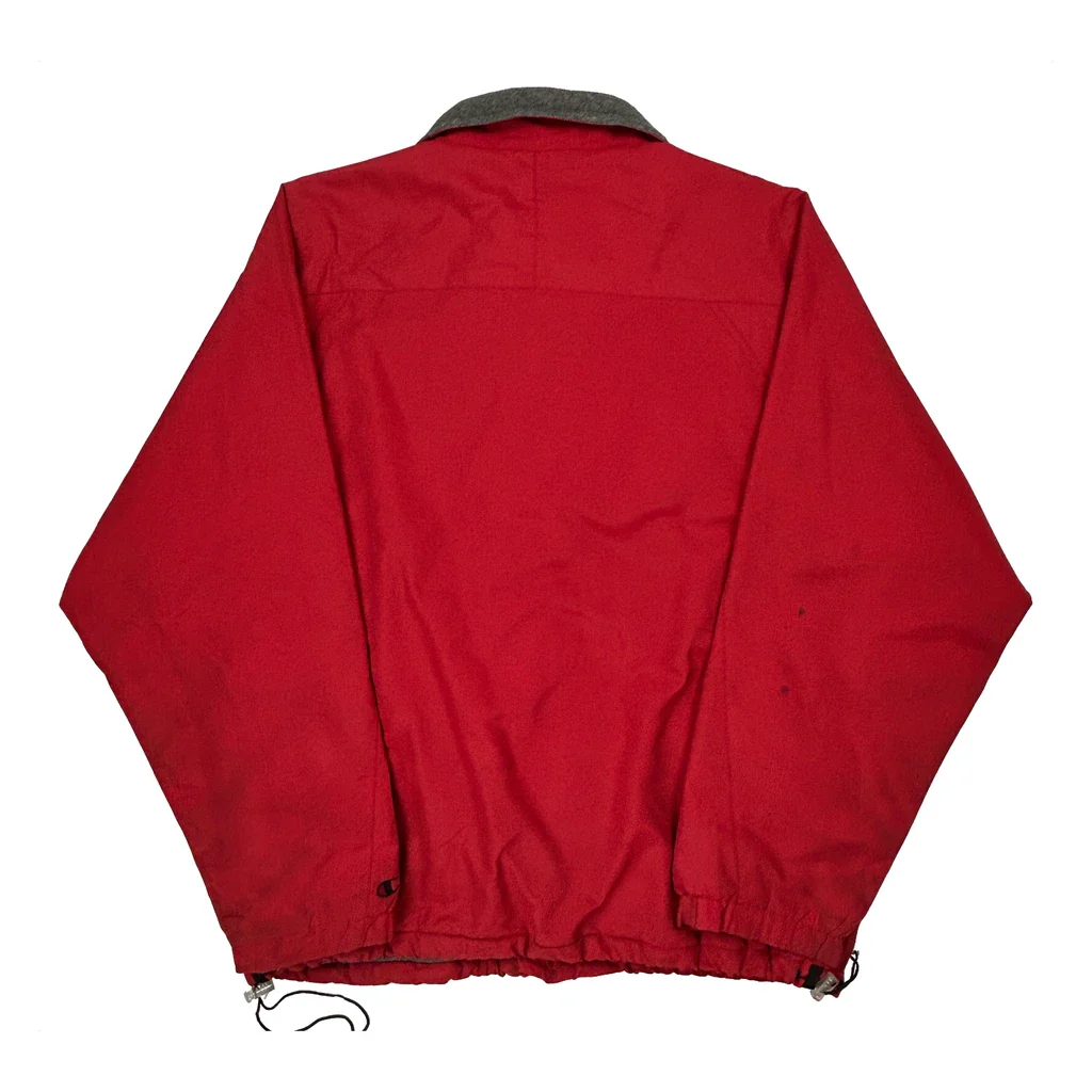 Champion Windbreaker - Large Red Nylon - Image 2