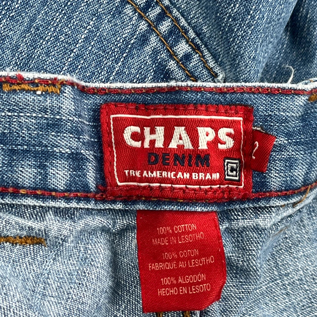 Chaps Denim Baggy Denim Shorts - 31W 10L Blue Cotton - Image 6