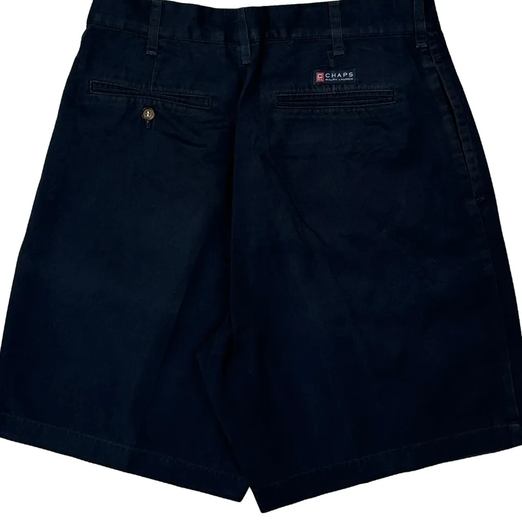 Chaps Ralph Lauren Chino Shorts - 33W 8L Navy Cotton - Image 7