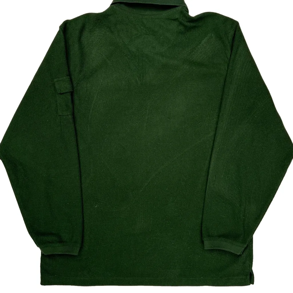 Chaps Ralph Lauren Fleece - Large Green Polyester - Image 6