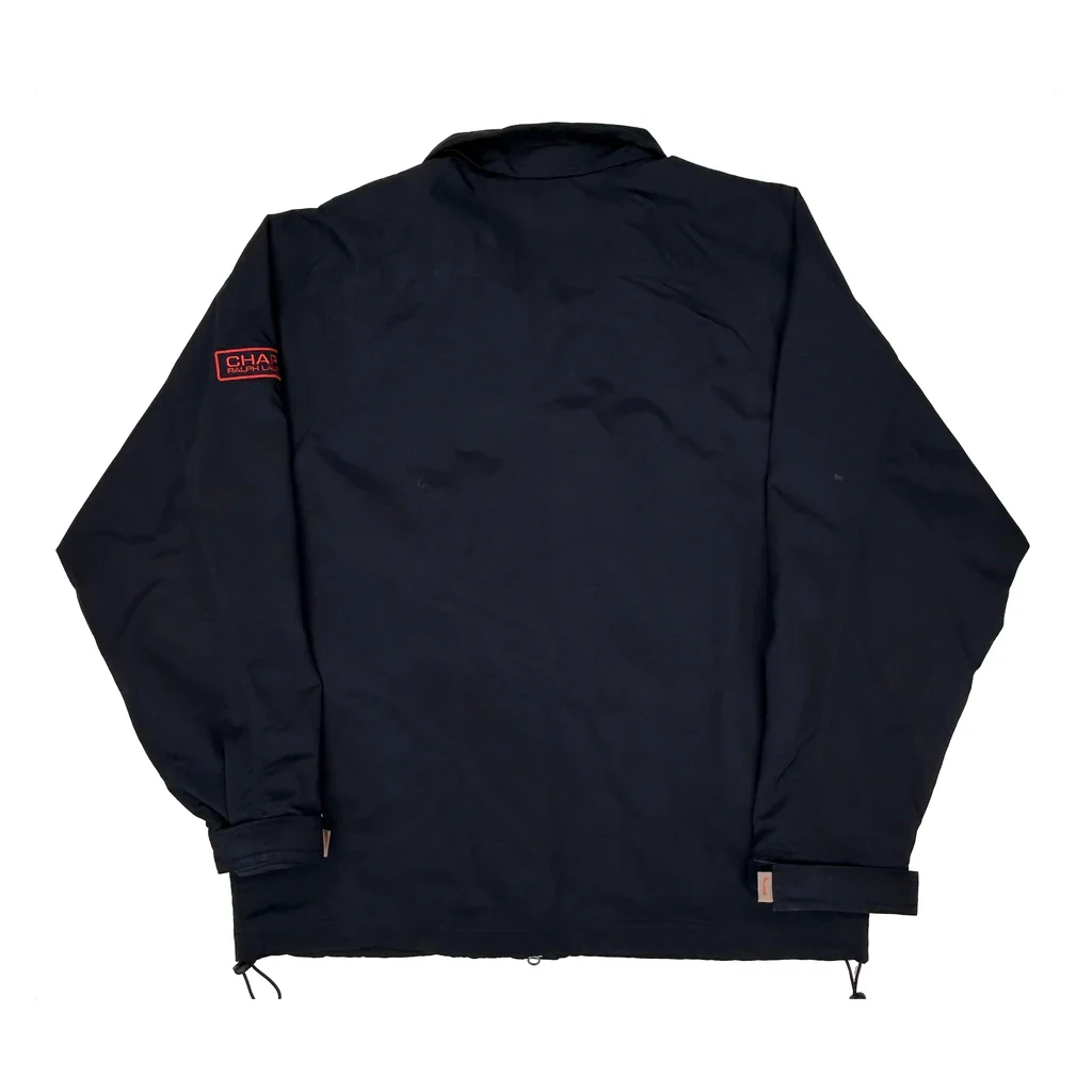 Chaps Ralph Lauren Jacket - Medium Black Nylon - Image 2