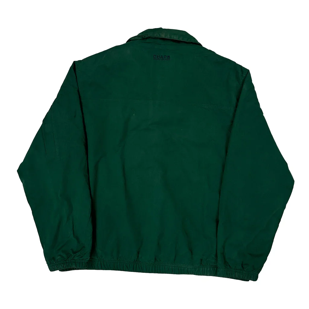 Chaps Ralph Lauren Jacket - Large Green Polyester - Image 2