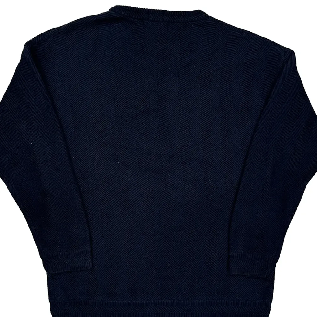 Chaps Ralph Lauren Jumper - Medium Navy Cotton - Image 7