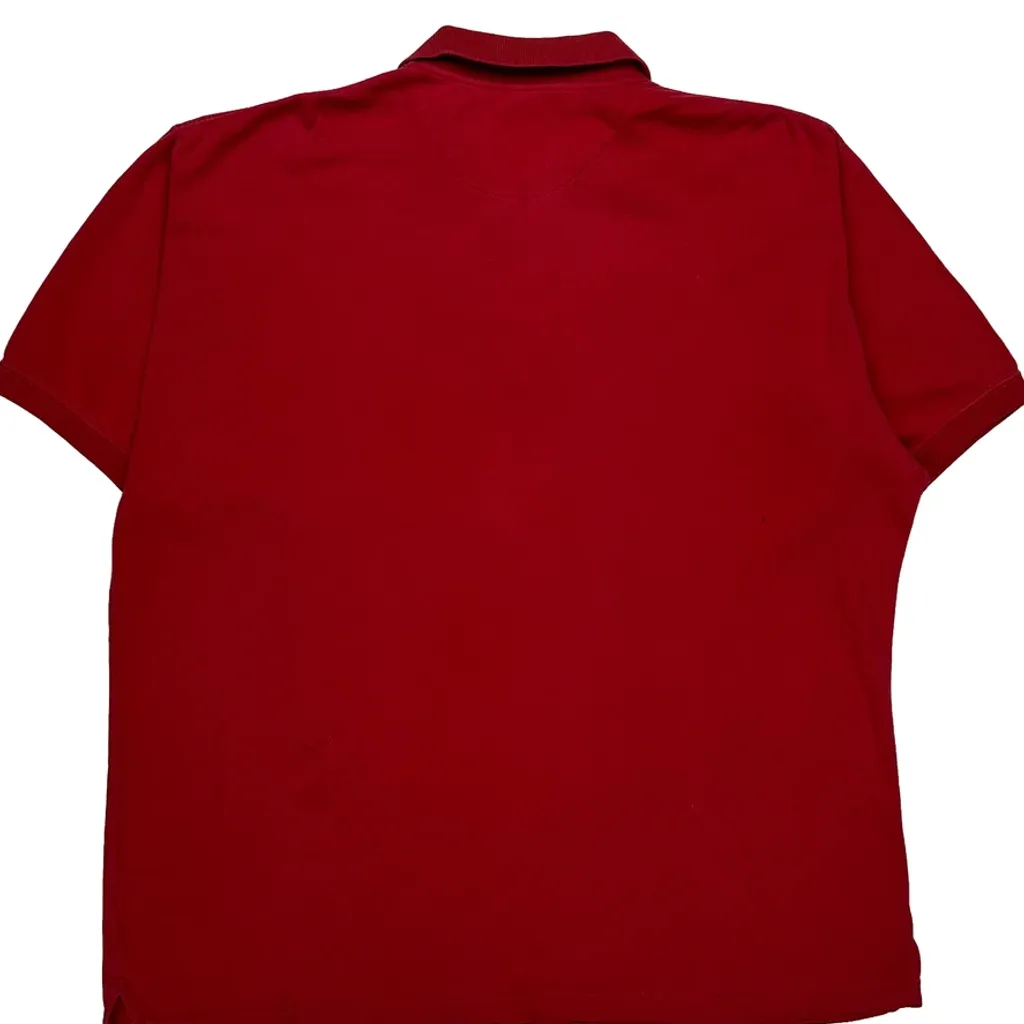 Chaps Ralph Lauren Polo Shirt - XL Red Cotton - Image 6