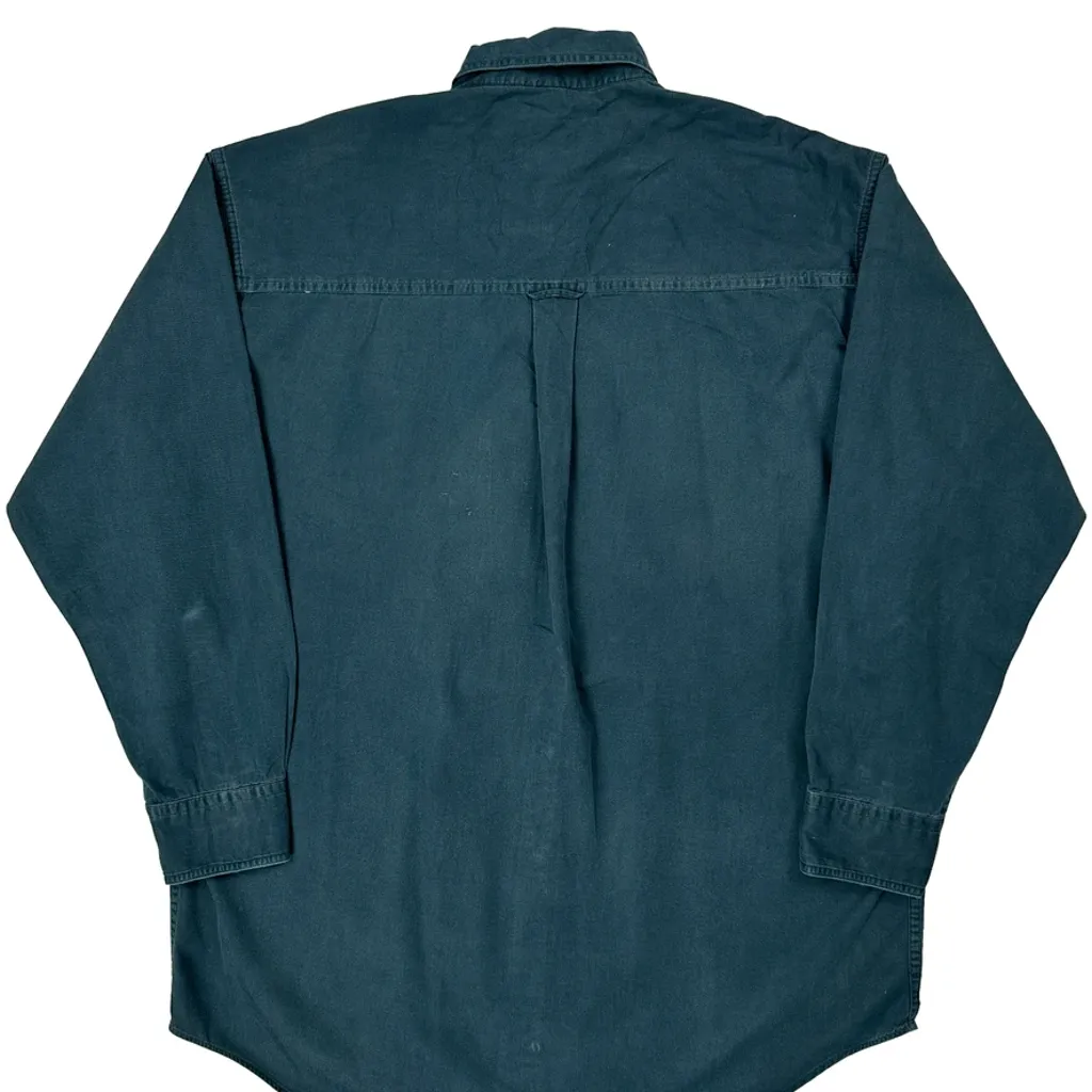 Chaps Ralph Lauren Shirt - Large Blue Cotton - Image 6