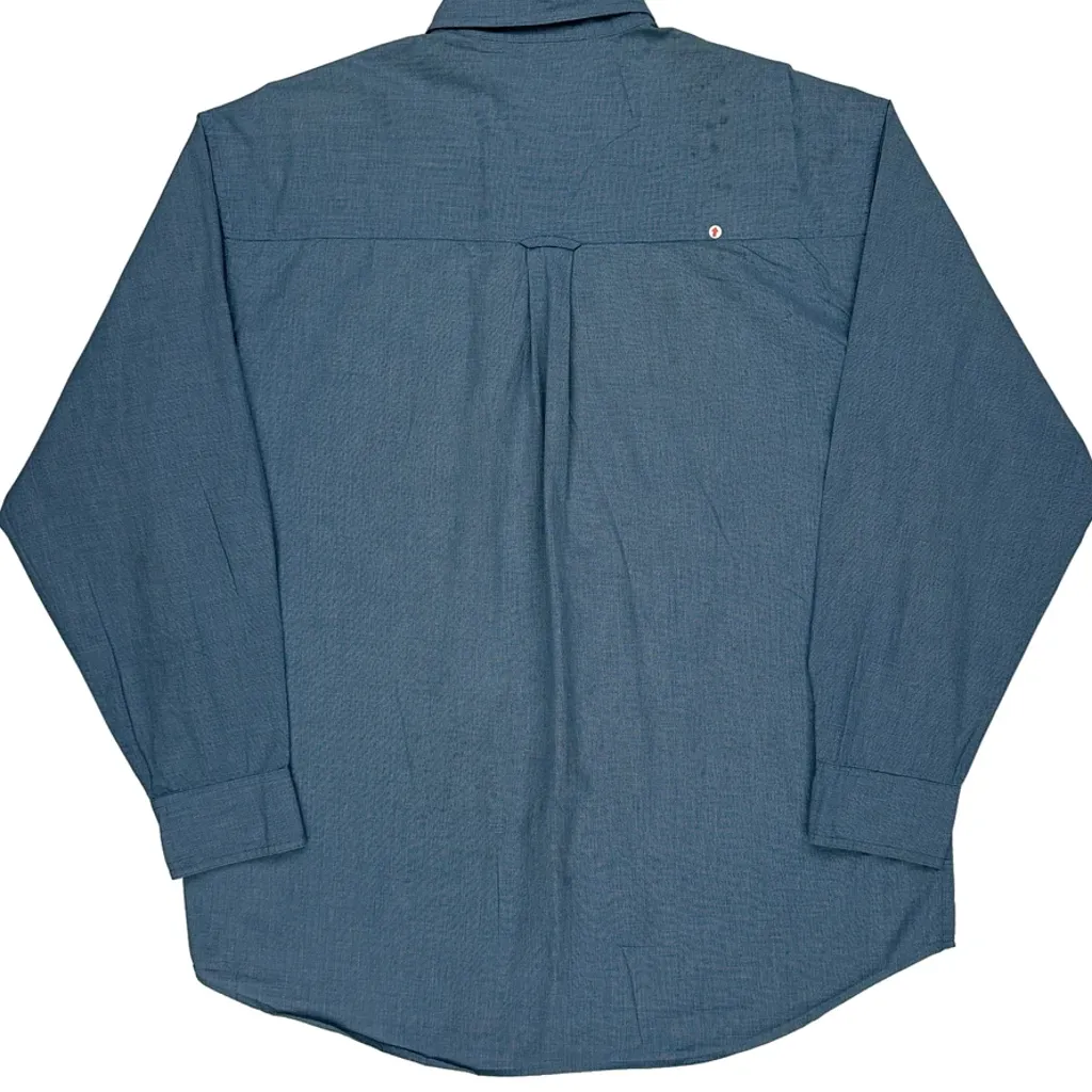 Chaps Ralph Lauren Shirt - Large Blue Cotton - Image 7