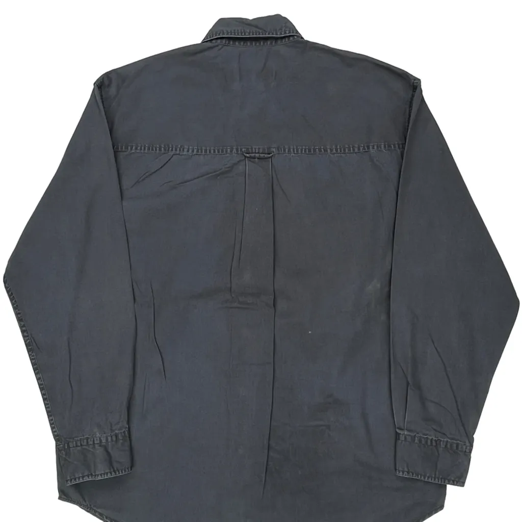 Chaps Ralph Lauren Shirt - Medium Gray Cotton - Image 7